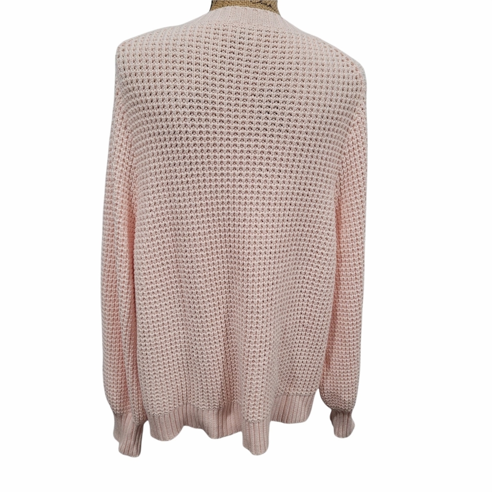 J. Crew Pink V-Neck Sweater - Picture 3 of 7